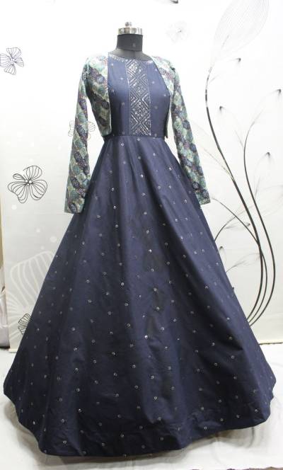 FLORY VOL-21 BY KHUSHBOO COTTON ANARKALI GOWN WHOLESALER IN INDIA